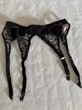 Daisyfresh Black Lace Garters- Medium